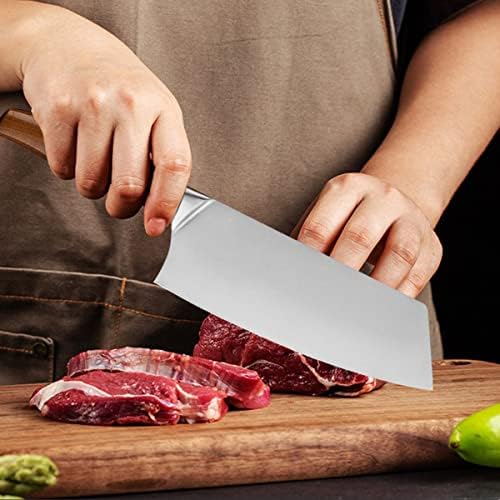 Професионална јапонска кујна готвач нож сет месо риба исецка зеленчук секач од не'рѓосувачки челик месарник за нож со кутија со кутија