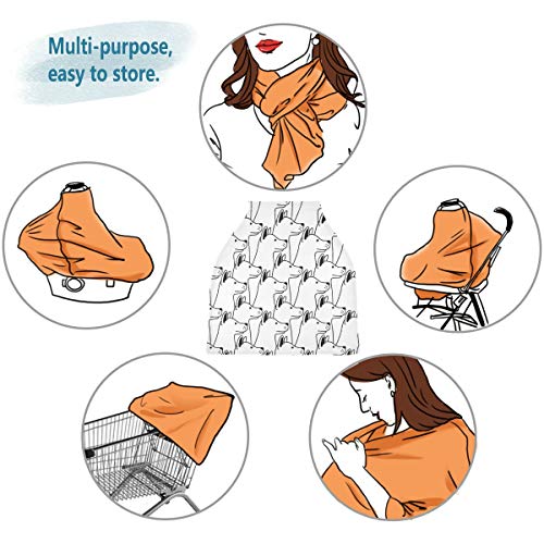 Обвивки за седишта за кучиња за бебиња - шамија за доење, мулти -употреба на крошна на автомобили, за момчиња и девојчиња