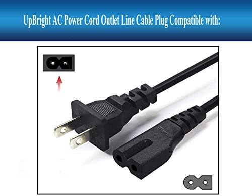 USTRIGHT Нов AC Електричен кабел за кабел за кабел за кабел Компатибилен со Sanyo DP19241 DP26671 DP32671 DP32670 DP26670 DP19241