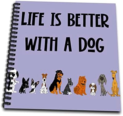 3drose Смешниот симпатичен живот е подобар со кучиња за спасување кучиња и. - цртање книги