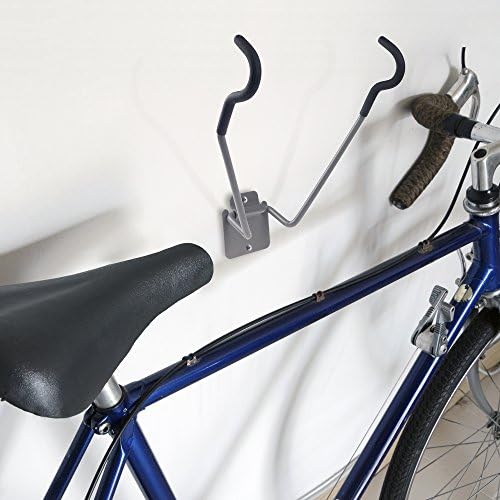 Stalwart 75-ST6016 велосипед решетката wallидна кука, wallид за складирање на велосипеди, држач за велосипеди / закачалка со пена Ева-додатоци