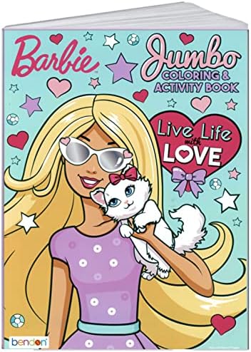 Мрзливи Денови Барби Живеат Живот Со Љубов Боење И Активност Книга-96 Страници