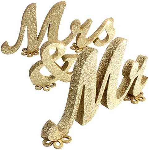 Алников г -дин и г -ѓа дрвени букви, гроздобер стил г -дин и г -ѓа свадба реквизити за свадбена маса Фото реквизити за забава на табели