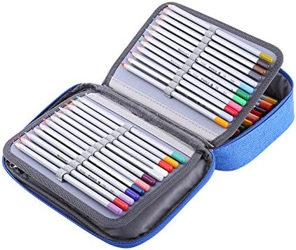 72 Слоти за молив, мултифункционален голем капацитет пенкала за моливчиња за молив за моливчиња за мали додатоци за боење на моливчето Организатор