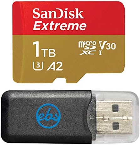 Sandisk Extreme 1TB MicroSD Мемориска Картичка ЗА DJI Mavic Mini 2 Беспилотно Летало-Класа 10 4K UHD U3 A2 V30 SDXC Со Адаптер