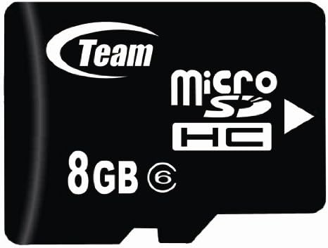 8GB Турбо Класа 6 Microsdhc Мемориска Картичка. Голема Брзина ЗА MYTOUCH 3g Fender Издание Доаѓа со слободен SD И USB Адаптери. Доживотна