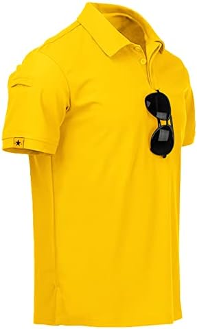 Кошули за голф за масти за кратки ракави со кратки ракави тениски кошули за мажи