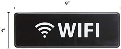 Група група 9 x 3 Информативен знак со симболи, wifi