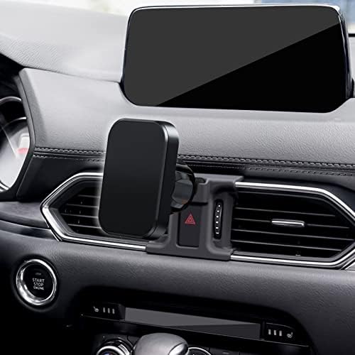 Држач за телефон со електричен автомобил, држач за воздушен вентил, монтирање на автомобили за Mazda CX5 2017-2023, магнетна