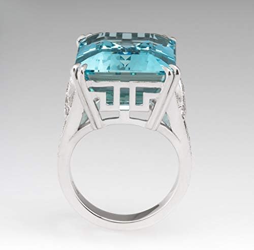 Правоаголник мода сина дама геометриски трендови на прстени за накит прстени миди прстени