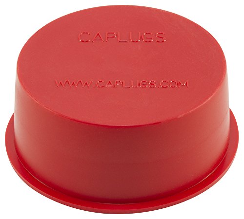 Caplugs ZTV8Q1 пластично залепено винил капа и приклучок. ТВ-8, ПВЦ, капа ОД 0,624 приклучок ID 0,754, црвено
