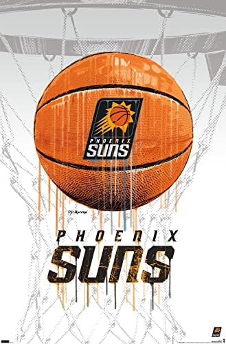Trends International NBA Phoenix Suns - Drip Basketball 21 wallиден постер, 22.375 x 34, Необрачена верзија