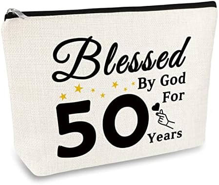 50-Ти Роденденски Подароци Идеја Козметичка Торба Подарок 50-ти Роденденски Подароци За Жени 50-Годишни Подароци За Нејзиниот