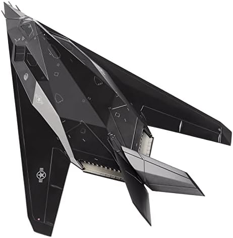 Ханганг 1/72 Ф-117 напад авион （Nighthawk） Метален борец воен модел диекаст модел за собирање или подарок црно
