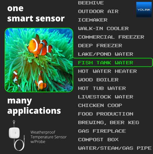 Јолинк водоотпорна течност, воздух, површински екстремен сензор за висока/ниска температура со сондата, долг дострел од 1/4