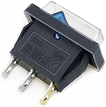 Вклучен прекинувач за прекинувачи на Befia KCD3 2 позиција 3 пински електрична опрема со прекинувач за светло напојување 16A 250VAC/20A