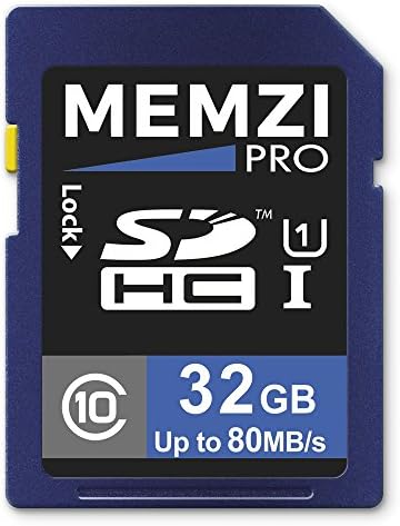 MEMZI PRO 32gb Класа 10 80MB/s Sdhc Мемориска Картичка За Panasonic HC-WXF991, HC-WXF991K, HC-WXF990, HC-WXF990M, HC-WX979, HC-WX970M