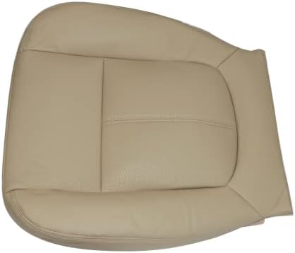 Priprilod Tan Driver Driver & Patherner Date Perforated Seat Cover и Top Lean Back Cropbational со Ford F250 F350 F450 F550 Lariat 2011 2011 2012 2013 2014 2015