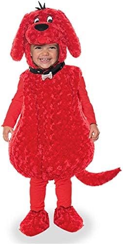 ДОЛНА Облека Клифорд Големото Црвено Куче Костим Стомак Бебиња