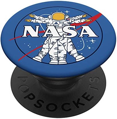 Наса Астронаут Логото PopSockets PopGrip: Заменливи Зафат за Телефони &засилувач; Таблети