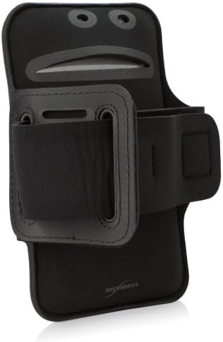 Case Boxwave Case за LG K7 - Спортски амблем, прилагодлива амбалажа за тренинг и трчање за LG K7 - etет Црн