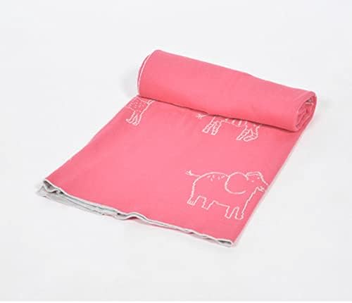 Плетен памук бебешки ќебе за печатење животно