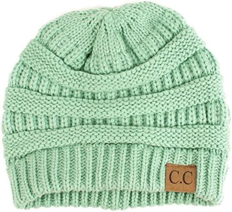 CC класичен зимски пад трендовски бучен истегнат кабел плетен грав капа