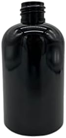 Пластични шишиња со црна Бостон од 4 мл -12 Пакувајте празно шише за полнење - БПА бесплатно - есенцијални масла - ароматерапија