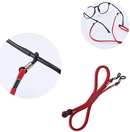 Riener Eyeglass Reationer Stain Strap држач за прилагодување против лизгање на должина PU кожа универзално вклопување за очила и очила за сонце