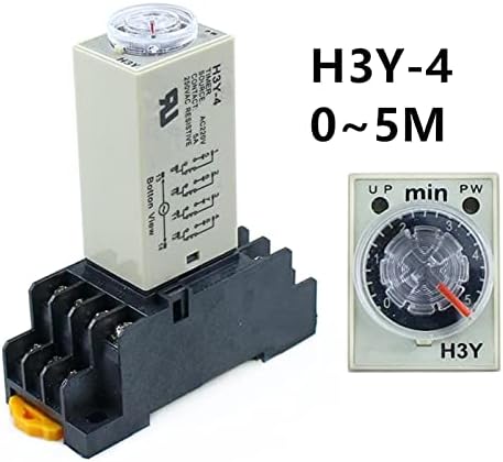 NYCR H3Y-4 0-5M напојување на времето за одложување на времето за одложување DPDT 14PINS H3Y-4 DC12V DC24V AC110V AC220V