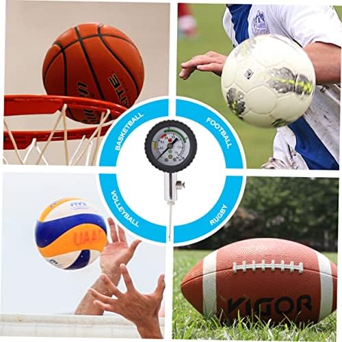Clispeed Фудбалска пумпа за притисок Мерач на воздушен часовник Тест кошаркарски мерач на притисок Број на алатка Балрометар барометар
