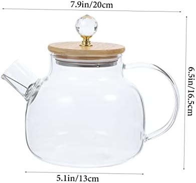 Стакло стакло ладилник стаклен стаклен стомна чиста чајничка чиста садови за чај за чај за чај забава во вода кујна кујна,