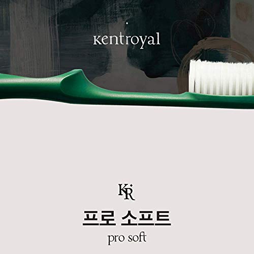 [Kent] Royal Pro Soft - Нежно дејство Ултра мека, еко -пријателска четка за заби БПА за чувствителни заби, непцата за возрасни и тинејџери