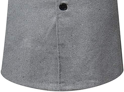 IYYVV Менс Есенски зимски официјално тенок тенок ров со долги ракави ров туничен костум костум за костум