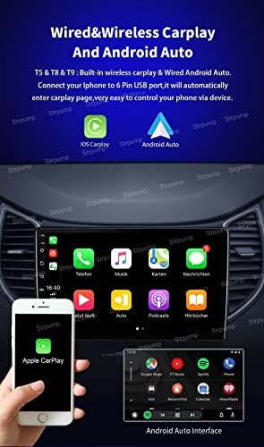 9 Андроид 10 Во Цртичка Автомобил Стерео Радио Одговара за 17 18 19 KIA KX5 Sportage GPS Навигација Главна Единица Carplay