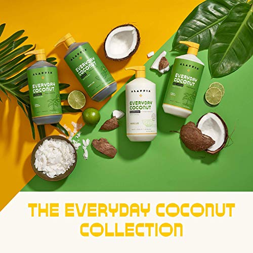 Алафија секојдневен крем за лице од кокос, нега на кожата со девица кокосово масло, навлажнувач за цврстина и еластичност, помага да