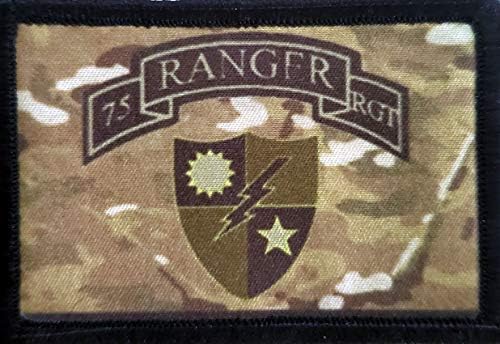 Подобрена 75 -та тактичка војска на баталјонскиот ренџер баталјон. 2x3 Кука и јамка направени во САД совршени за вашиот Rucksack, пакувачка