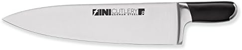 ФИНИ Прибор За Јадење 8 Инчен Фалсификуван Готвачки Нож со / Револуционерен Патентиран Дизајн На Мала Рачка