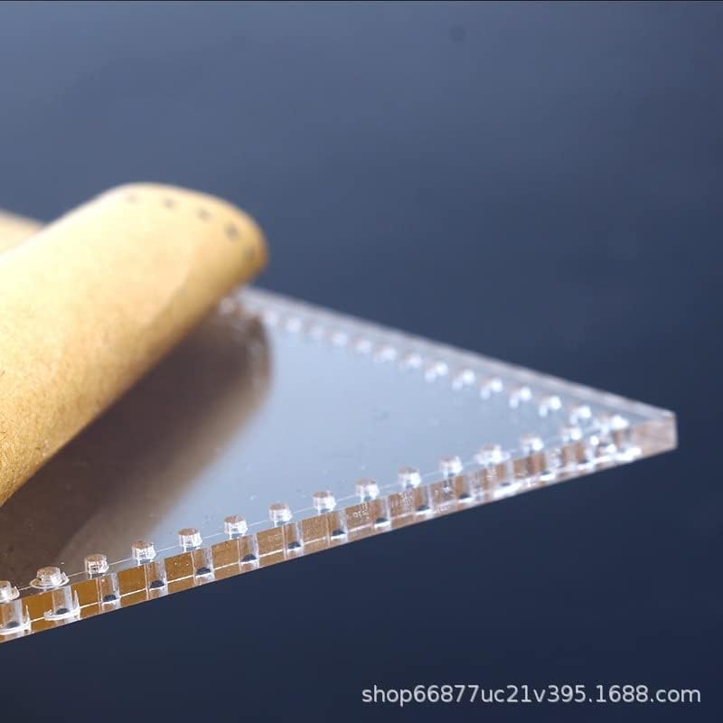 DIY кожна торба шема на модел на цртање со акрилен лист рачно изработено кожни производи за цртање клуч за калапи за лакови