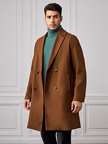 Јакни за мажи машка јакни мажи лапел јака со двојно градење јакна од палто