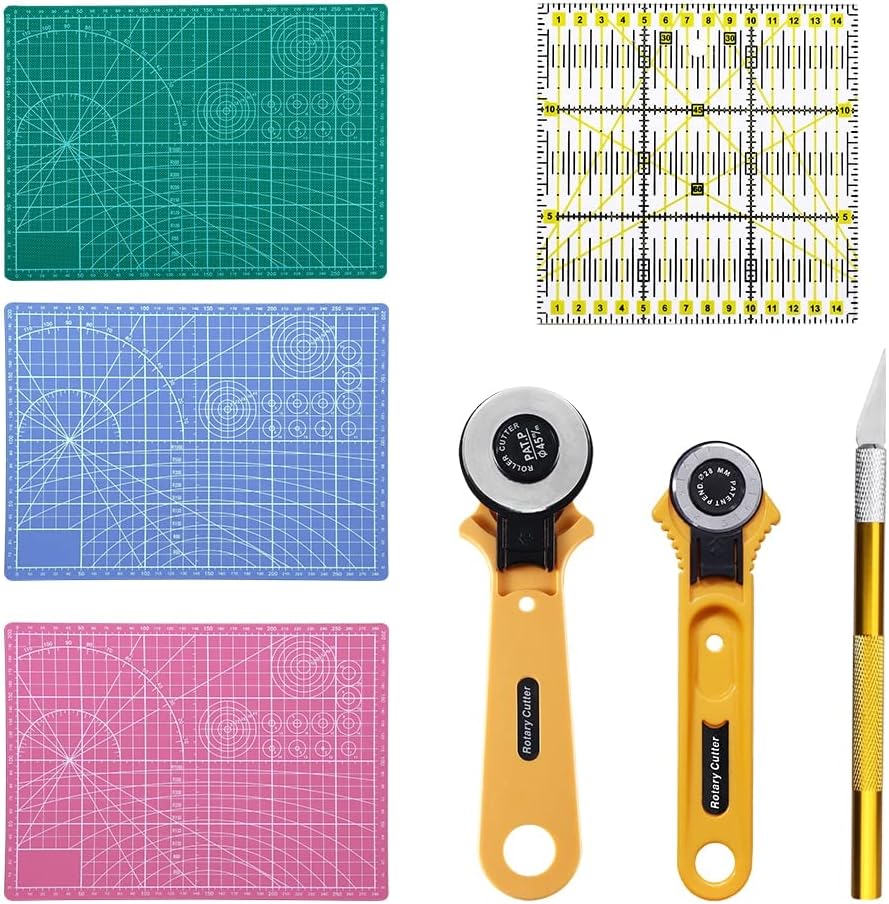 A4 PVC сечење кожен ротирачки секач за занаетчиска алатка за двојно еднострана дното на дното на плочата за сечење на алатката за шиење DIY