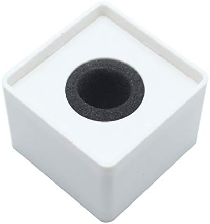 Xiaoyztan 2 парчиња интервјуа со микрофон станица, абс квадратна коцка облик на микрофонска знаме станица лого, црно -бело