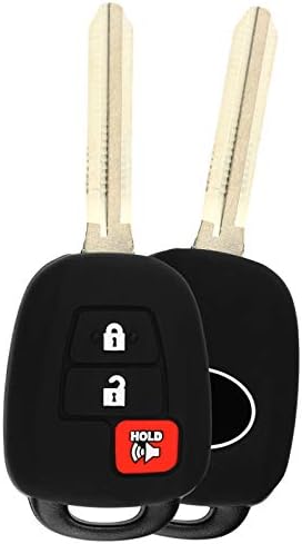 KeyGuardz без клучеви за далечински управувач на автомобили, надворешна обвивка за мека гума за мека гума за Toyota Scion Corolla
