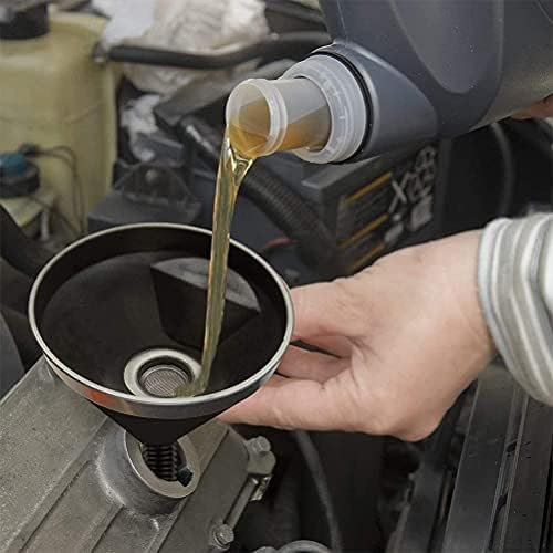 Флексибилна пластична инка за полнење на бензински инка сет 2 во 1 автомобилска инка со флексибилна цевка за продолжување и филтер за автомобилски