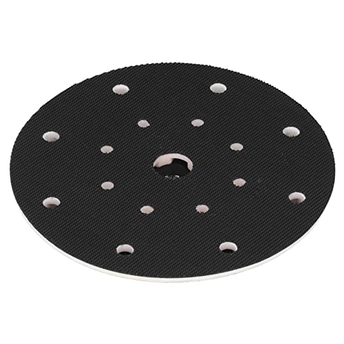 Индустриска подлога за пескарење Sowinkel - 6in кука и подлога за поддршка со 17 дупки за полирање и абразивна подлога за диск - ABS