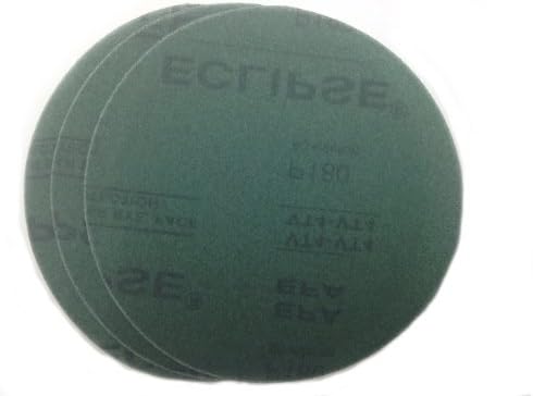 Sungold Abrasives 04810 180 Grit Eclipse Film Aluminum Oxide Hook & Disk Discs, 3 “