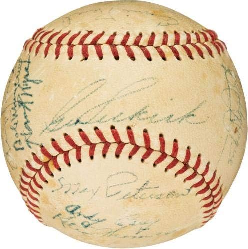 1951 Тимот на блуз во Канзас Сити потпиша бејзбол Мики Мантл Мала лига ЈСА Коа - Автограмирани бејзбол