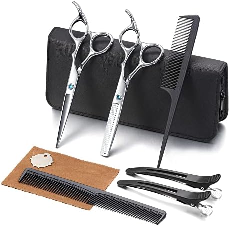 Комплет За ножици за сечење коса, Професионални Берберски Фризерски Ножици За Мажи Жени Домашни Миленици Домашен Салон Бербер Фризура,