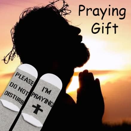 Чорапи за молитва на Цотмо Молете се дар Религиозна вера чорапи крштевање дар за дар на христијанска вера за верник