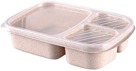 Контејнери за складирање Со Капаци Кутија За Ручек За Повеќекратна Употреба Пластични Поделени Кутии За Контејнери За Складирање Храна Со 3 Оддели Херметички Стак